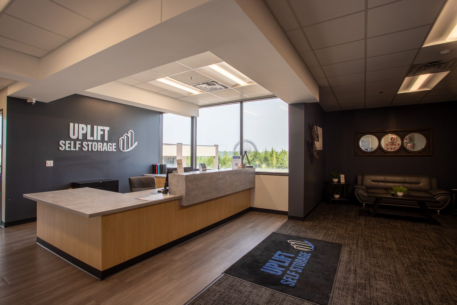 Uplift Self Storage lobby